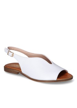 Sandały Lewski 3220/X Białe groch ze sklepu Arturo-obuwie w kategorii Sandały damskie - zdjęcie 157302224