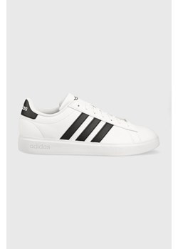 adidas sneakersy GRAND COURT kolor biały ze sklepu ANSWEAR.com w kategorii Trampki męskie - zdjęcie 157305094