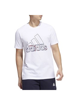 Koszulka adidas Dynamic Sport Graphic HK9160 - biała ze sklepu streetstyle24.pl w kategorii T-shirty męskie - zdjęcie 157313572