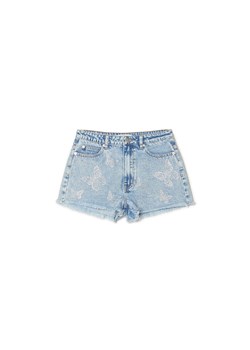 Cropp - BLINDBOX: damskie jeansowe szorty - niebieski ze sklepu Cropp w kategorii Szorty - zdjęcie 157314711