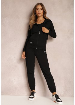 Czarny 3-częściowy Komplet Dresowy Nibley ze sklepu Renee odzież w kategorii Dresy damskie - zdjęcie 157315820