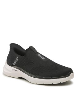 Sneakersy Skechers Go Walk 6 216278/BLK Black ze sklepu eobuwie.pl w kategorii Półbuty męskie - zdjęcie 157350273