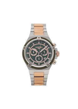 Zegarek Roamer Tempomaster Chrono 221837 49 75 20 Green/Rose Gold/Silver ze sklepu eobuwie.pl w kategorii Zegarki - zdjęcie 157425613