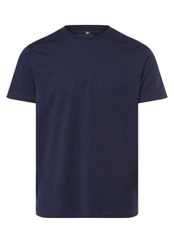 Nils Sundström T-shirt męski Mężczyźni granatowy marmurkowy ze sklepu vangraaf w kategorii T-shirty męskie - zdjęcie 157440723