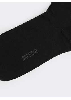 Skarpety męskie bawełniane czarne Longi 906 ze sklepu Big Star w kategorii Skarpetki męskie - zdjęcie 157449802