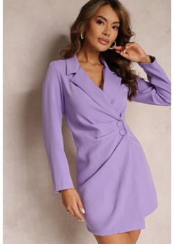 Fioletowa Sukienka Semiche ze sklepu Renee odzież w kategorii Sukienki - zdjęcie 157462994