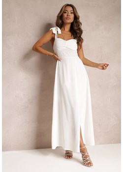 Biała Sukienka Argomeda ze sklepu Renee odzież w kategorii Sukienki - zdjęcie 157473024