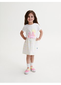 Reserved - Dzianinowa spódnica Disney - złamana biel ze sklepu Reserved w kategorii Spódnice - zdjęcie 157475342