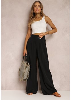 Czarne Spodnie Aedaris ze sklepu Renee odzież w kategorii Spodnie damskie - zdjęcie 157475392