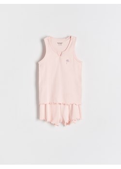 Reserved - Dwuczęściowa piżama - Różowy ze sklepu Reserved w kategorii Odzież dla niemowląt - zdjęcie 157478452