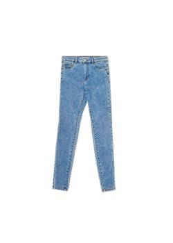 Cropp - Niebieskie jeansy push up - niebieski ze sklepu Cropp w kategorii Jeansy damskie - zdjęcie 157486021