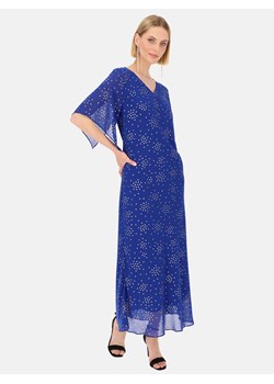 Długa niebieska sukienka Potis & Verso Mariella ze sklepu Eye For Fashion w kategorii Sukienki - zdjęcie 157493240