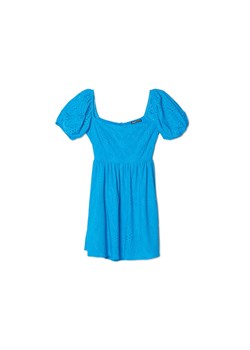 Cropp - Niebieska sukienka mini - niebieski ze sklepu Cropp w kategorii Sukienki - zdjęcie 157493264