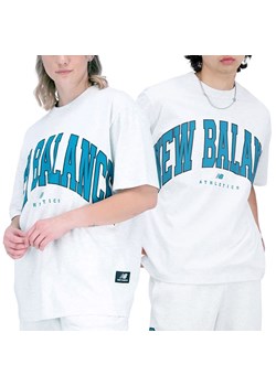 Koszulka New Balance UT31551SAH - szara ze sklepu streetstyle24.pl w kategorii T-shirty męskie - zdjęcie 157516582