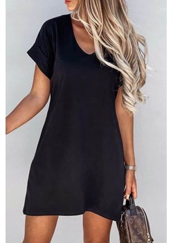 Sukienka FONSELIA BLACK ze sklepu Ivet Shop w kategorii Sukienki - zdjęcie 157530623