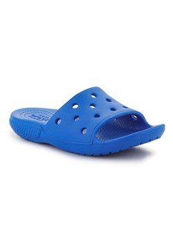 Klapki Crocs Classic Slide K Jr 206396-4KZ niebieskie ze sklepu ButyModne.pl w kategorii Klapki dziecięce - zdjęcie 157531052