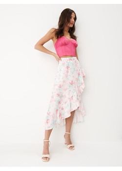 Mohito - Spódnica midi w kwiaty - Różowy ze sklepu Mohito w kategorii Spódnice - zdjęcie 157536553