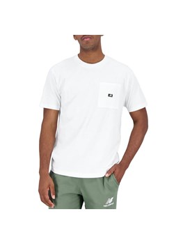 Koszulka New Balance MT31542WT - biała ze sklepu streetstyle24.pl w kategorii T-shirty męskie - zdjęcie 157541413