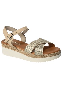 Sandały Verano 3378 Skórzane Dune Corfu ze sklepu EuroButy.com.pl w kategorii Espadryle damskie - zdjęcie 157558952