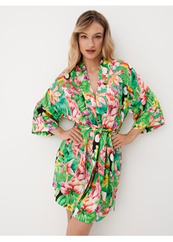Mohito - Wzorzyste kimono - Zielony ze sklepu Mohito w kategorii Odzież plażowa - zdjęcie 157562062