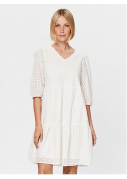 s.Oliver Sukienka letnia 2128404 Biały Relaxed Fit ze sklepu MODIVO w kategorii Sukienki - zdjęcie 157571200