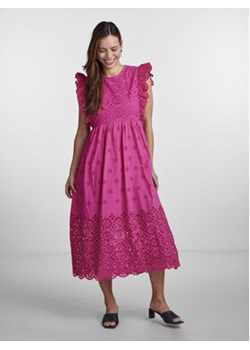 YAS Sukienka 26030193 Fioletowy Regular Fit ze sklepu MODIVO w kategorii Sukienki - zdjęcie 157572020