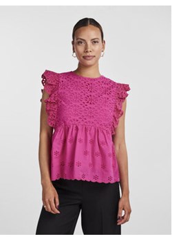YAS Top 26030194 Fioletowy Loose Fit ze sklepu MODIVO w kategorii Bluzki damskie - zdjęcie 157572124