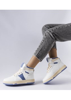Niebieskie sneakersy za kostkę Robin ze sklepu gemre w kategorii Buty sportowe damskie - zdjęcie 157572744