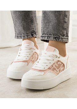 Różowe sneakersy na platformie Coronel ze sklepu gemre w kategorii Buty sportowe damskie - zdjęcie 157573713