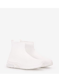 Białe sneakersy za kostkę Salgado ze sklepu gemre w kategorii Buty sportowe damskie - zdjęcie 157575374