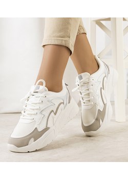 Białe sneakersy Brito ze sklepu gemre w kategorii Buty sportowe damskie - zdjęcie 157575692