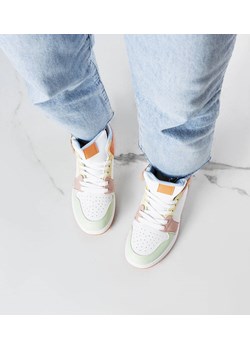 Pomarańczowe sneakersy za kostkę Kari ze sklepu gemre w kategorii Buty sportowe damskie - zdjęcie 157578412