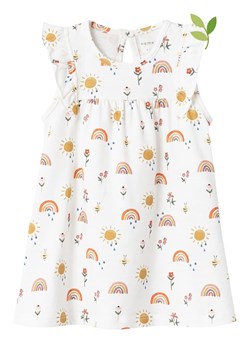 name it Sukienka &quot;Hania&quot; w kolorze białym ze sklepu Limango Polska w kategorii Odzież dla niemowląt - zdjęcie 157595351