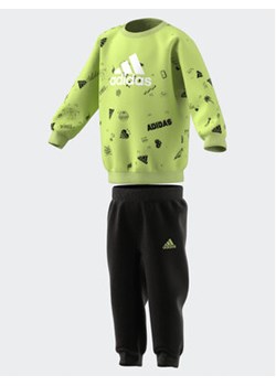 adidas Komplet dresowy IA1561 Zielony Slim Fit ze sklepu MODIVO w kategorii Dresy chłopięce - zdjęcie 157595704