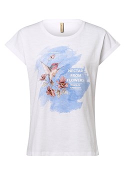 soyaconcept® T-shirt damski Kobiety Bawełna biały nadruk ze sklepu vangraaf w kategorii Bluzki damskie - zdjęcie 157595830
