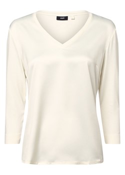 JOOP! Damska koszulka z długim rękawem Kobiety wiskoza écru jednolity ze sklepu vangraaf w kategorii Bluzki damskie - zdjęcie 157595861