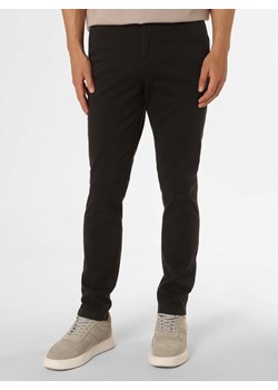 Jack & Jones Chinosy Mężczyźni Bawełna czarny jednolity ze sklepu vangraaf w kategorii Spodnie męskie - zdjęcie 157595933