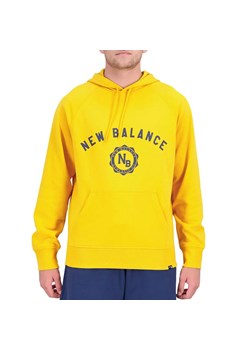 Bluza New Balance MT31901VGL - żółta ze sklepu streetstyle24.pl w kategorii Bluzy męskie - zdjęcie 157603040