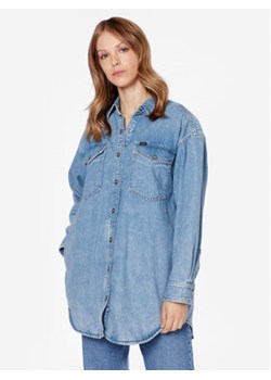 Lee Koszula jeansowa L51FHLB20 Niebieski Regular Fit ze sklepu MODIVO w kategorii Koszule damskie - zdjęcie 157610281