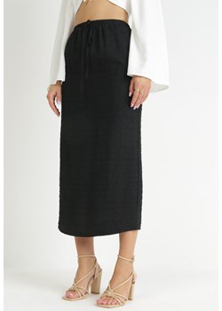 Czarna Spódnica Maxi z Gumką w Pasie Persa ze sklepu Born2be Odzież w kategorii Spódnice - zdjęcie 157611922