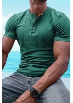 Koszulka męska SERGIALO GREEN ze sklepu Ivet Shop w kategorii T-shirty męskie - zdjęcie 157618071