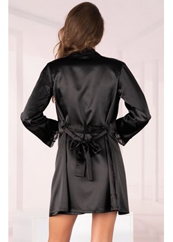 Komplet 3-częściowy szlafrok koszulka stringi Jacqueline Black LC 90249, Kolor czarny, Rozmiar 2XL, LivCo Corsetti Fashion ze sklepu Primodo w kategorii Koszule nocne - zdjęcie 157620213