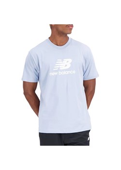 Koszulka New Balance MT31541LAY - fioletowa ze sklepu streetstyle24.pl w kategorii T-shirty męskie - zdjęcie 157623194