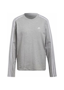 Longsleeve damski Essentials 3-Stripes Adidas ze sklepu SPORT-SHOP.pl w kategorii Bluzki damskie - zdjęcie 157629512