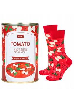 Skarpetki Męskie | Damskie SOXO GOOD STUFF tomato soup w puszce ze sklepu Sklep SOXO w kategorii Skarpetki męskie - zdjęcie 157633552