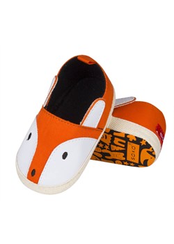 Kapcie niemowlęce pomarańczowe SOXO liski ze sklepu Sklep SOXO w kategorii Buciki niemowlęce - zdjęcie 157633843
