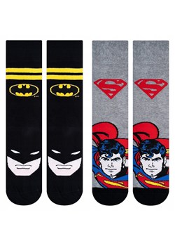 Zestaw 2x Skarpetki męskie kolorowe SOXO GOOD STUFF Batman i Superman DC Comics ze sklepu Sklep SOXO w kategorii Skarpetki męskie - zdjęcie 157634052