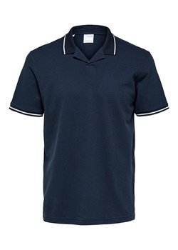 SELECTED HOMME Koszulka polo &quot;Honey&quot; w kolorze granatowym ze sklepu Limango Polska w kategorii T-shirty męskie - zdjęcie 157637363