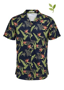 SELECTED HOMME Koszula &quot;Crazy&quot; - Slim fit - w kolorze granatowym ze sklepu Limango Polska w kategorii Koszule męskie - zdjęcie 157638224