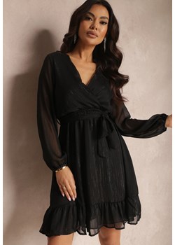 Czarna Sukienka Iphina ze sklepu Renee odzież w kategorii Sukienki - zdjęcie 157645534